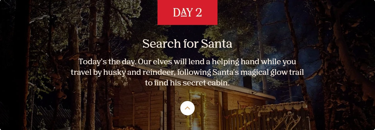 Santas Magic itinerary