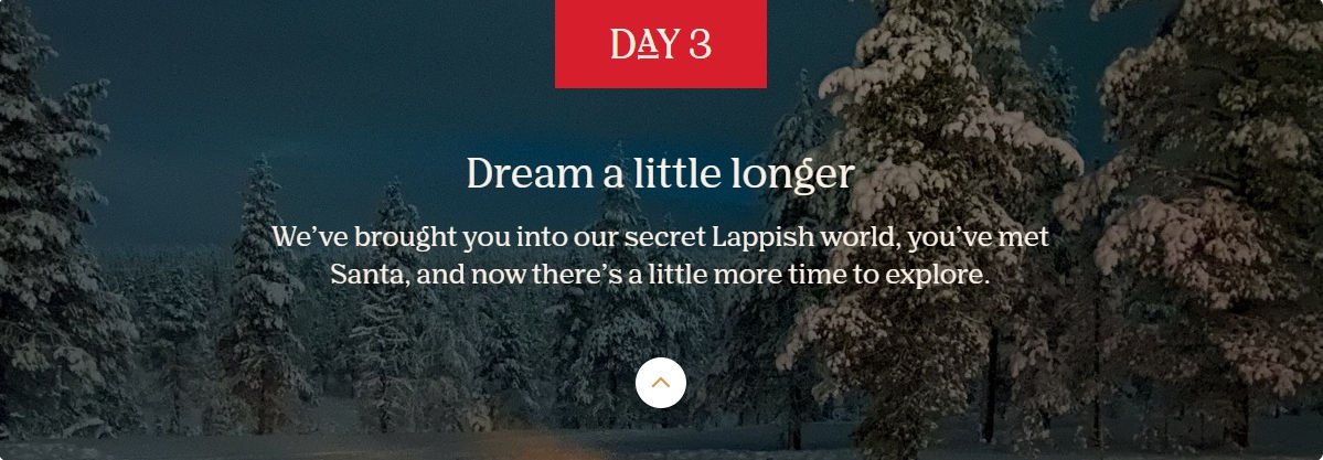 Santas Magic itinerary