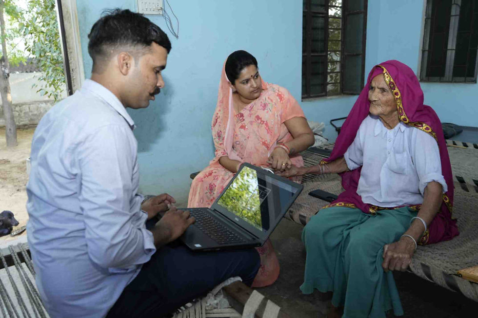 Portrait of Neeru Yadav for the Worth Asking Series 2025-26 by the Centre for Gender and Politics in South Asia.