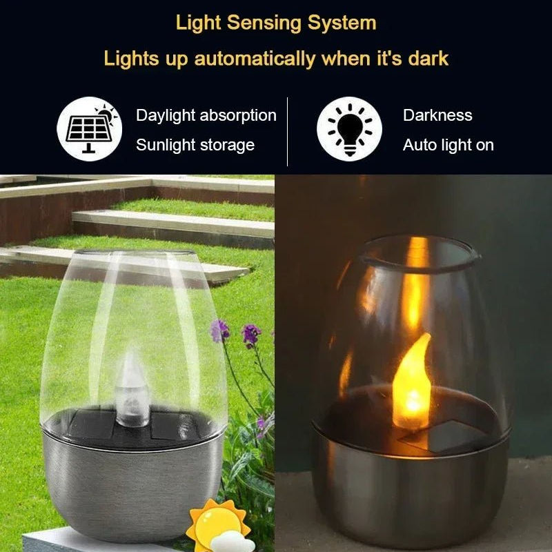 Thumbnail: Solar Candle Lamp with Flickering LED for Garden & Patio