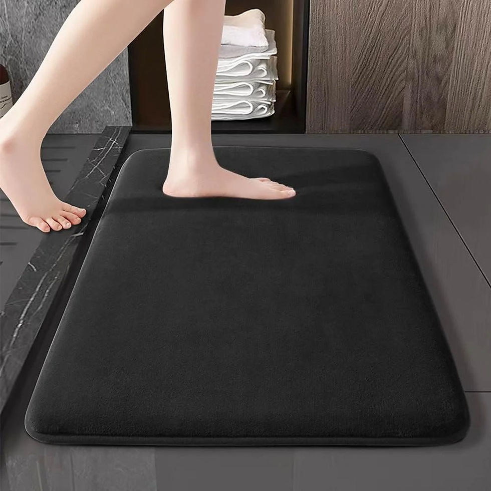 Thumbnail: Coral Velvet Super Absorbent Bath Mat – Non-Slip Quick-Dry Bathroom Rug