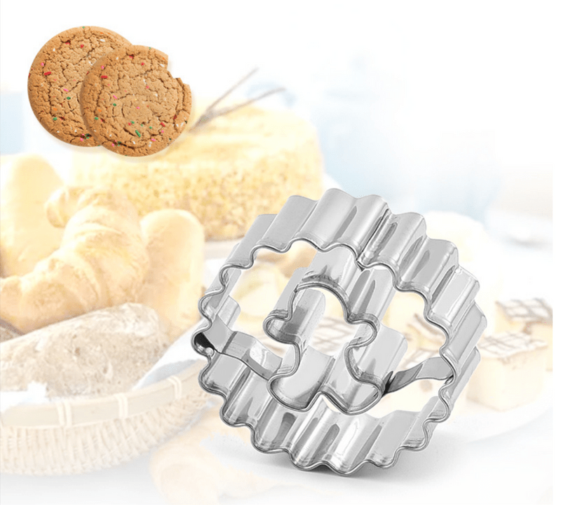 Thumbnail: 9-Piece Stainless Steel Christmas Cookie Cutter Set