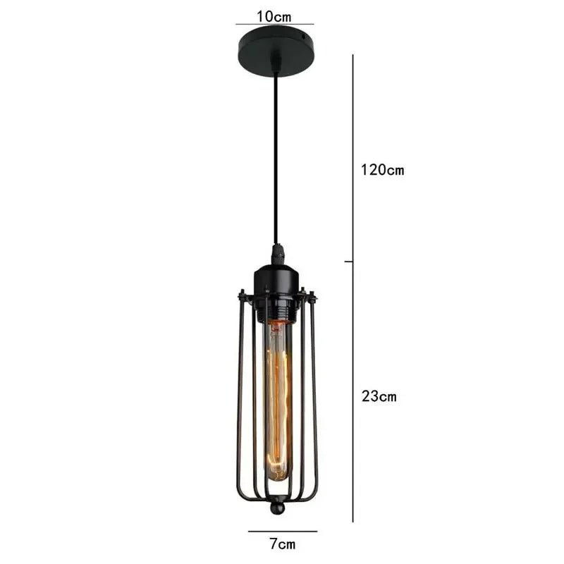 Thumbnail: Vintage Industrial Ceiling Light – Small Chandelier