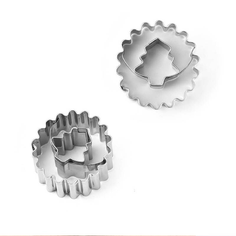 Thumbnail: 9-Piece Stainless Steel Christmas Cookie Cutter Set