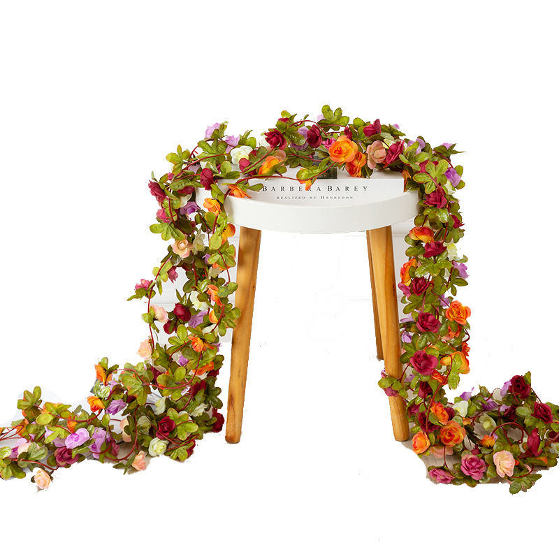 Thumbnail: 250CM Artificial Rose Garland for Home and Garden Decor