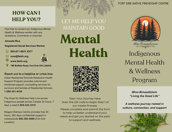 Mental Health services and information
