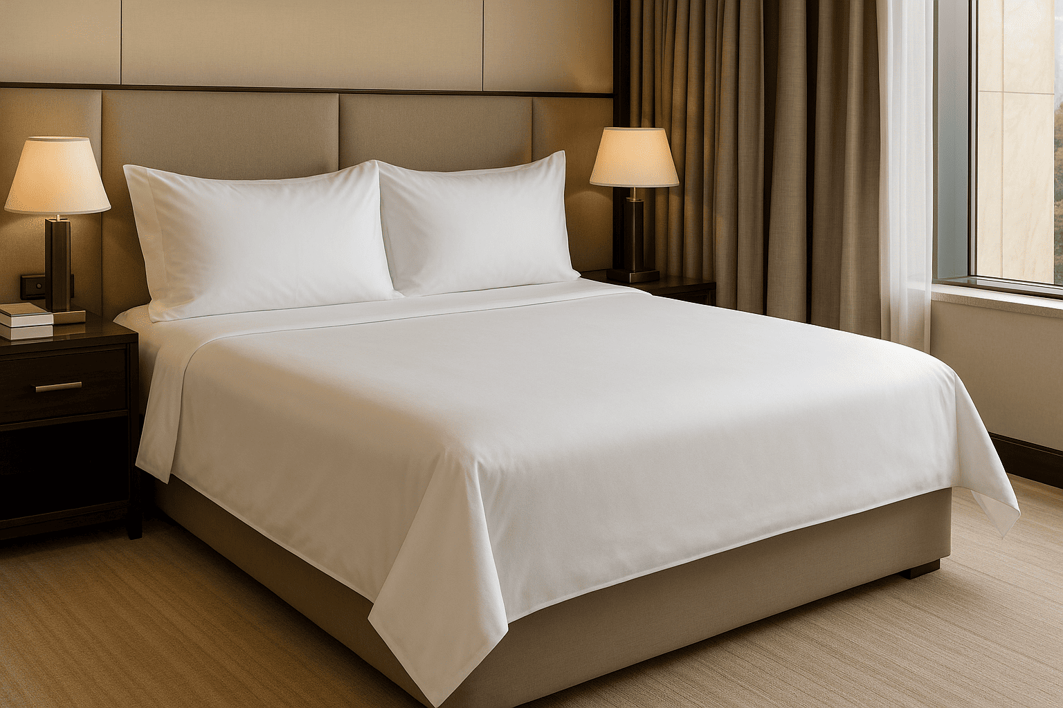 Double Sheet 120 Thread Plain Satin 240x280