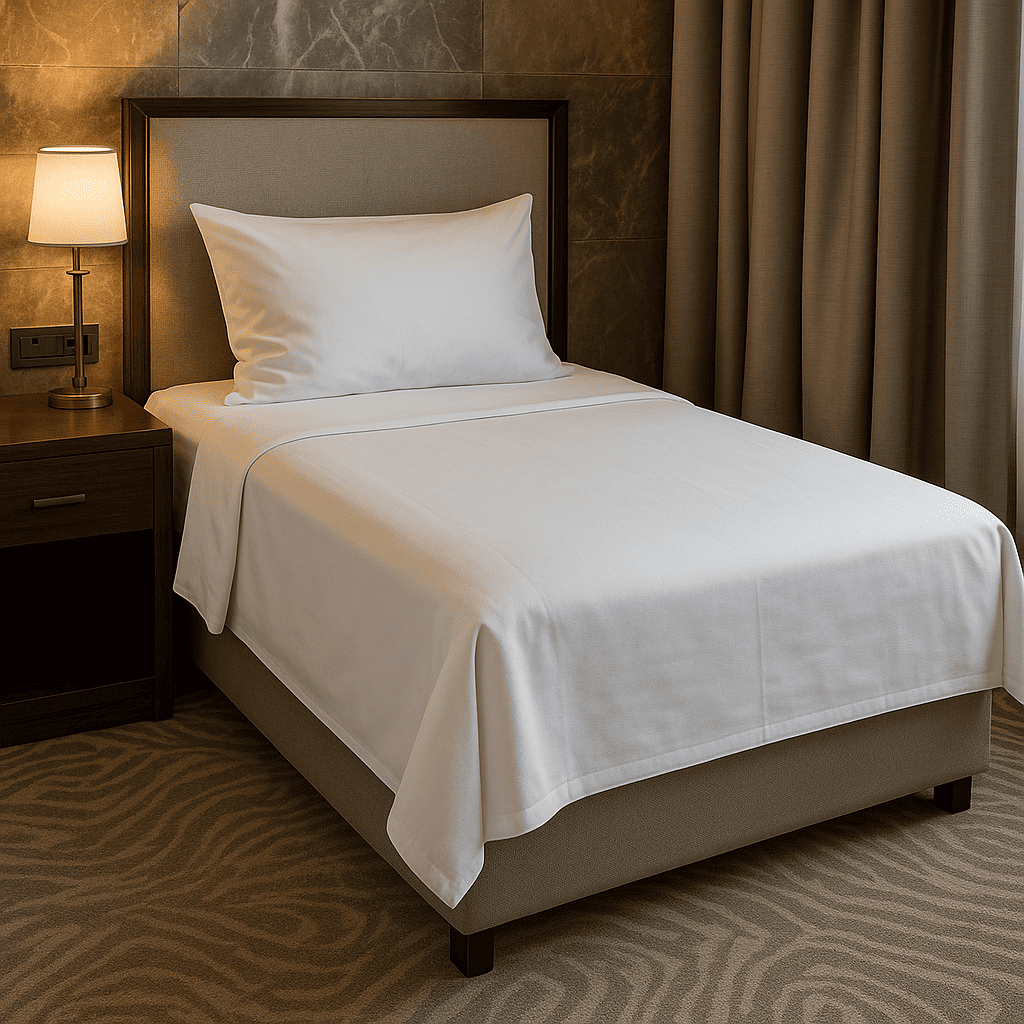 Single Bed Sheet 60 Thread Polycotton 160x240