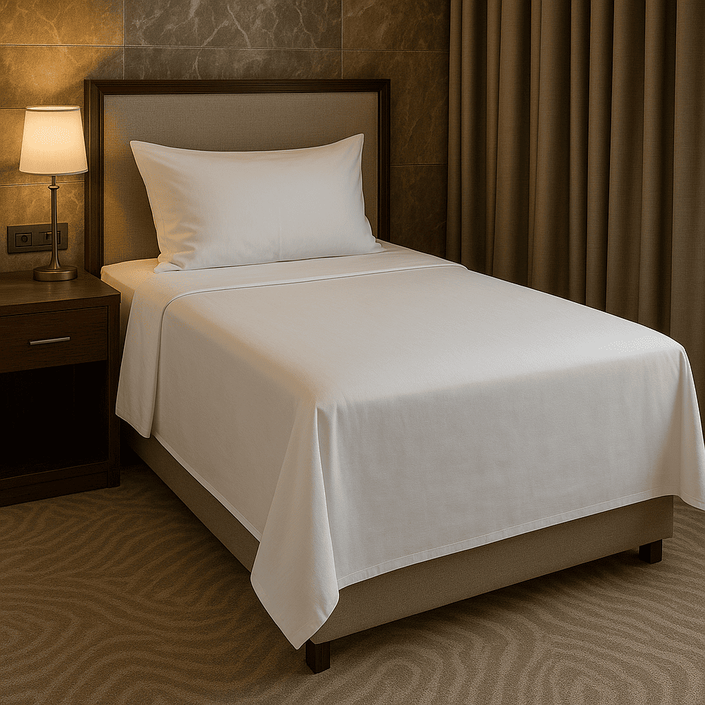Single Bed Sheet 60 Thread Polycotton 180x280