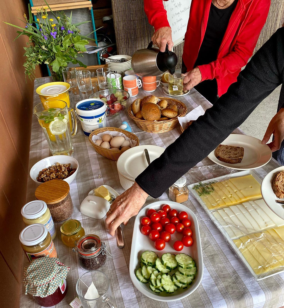 Lunch tijdens de workshop