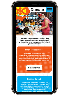 the empowerment factory mobile home final screen