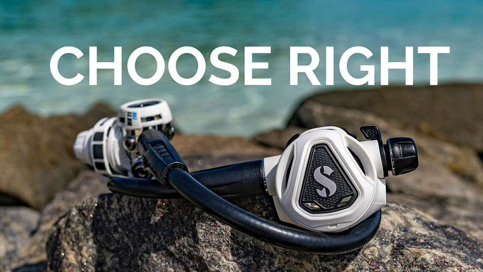 How to choose the right regulator for your diving in India