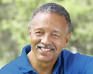 Man in Blue Shirt