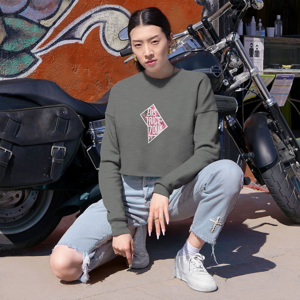 Thumbnail: Cherry Blossom Cropped Sweatshirt