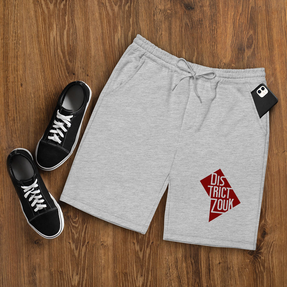 Thumbnail: DZ Summer Men's Fleece Shorts - Double Sided Logo