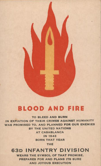 Blood and Fire Reexamined: Recovering the Lost History of the 63rd Infantry Division