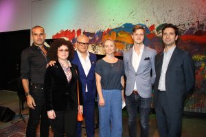 Exhibition panelists from left to right: Dan Siedell, Karen David, Juan Bolivar, Annie Lapin, Alastair Gordon and Kurt Mueller. Souvenirs from the Waste Land