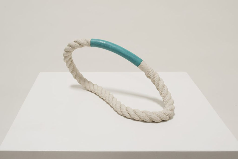 Ricky Swallow | Split #2, 2016 | Mixed media | 4.5 x 9.5 x 4.5 inches  Define Gravity: Sculpture in the Ahmanson Collection