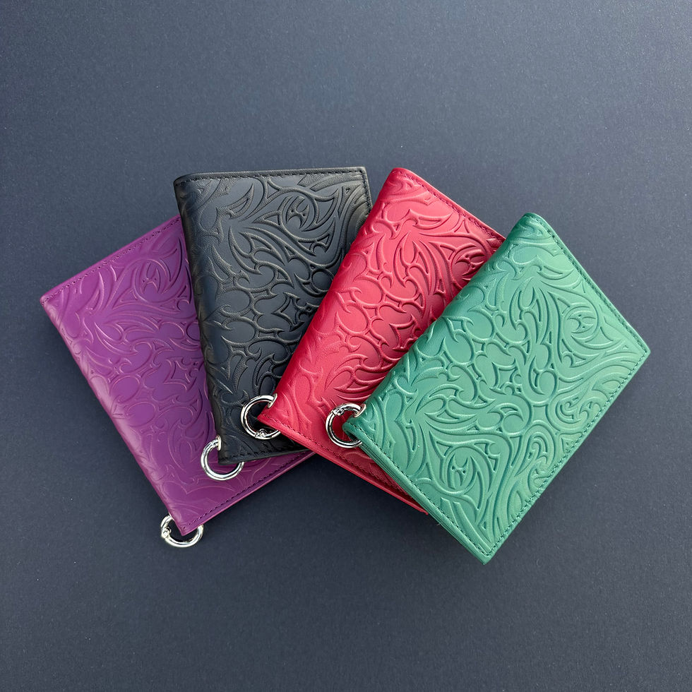 Thumbnail: UZA BIFOLD WALLET - BLACK