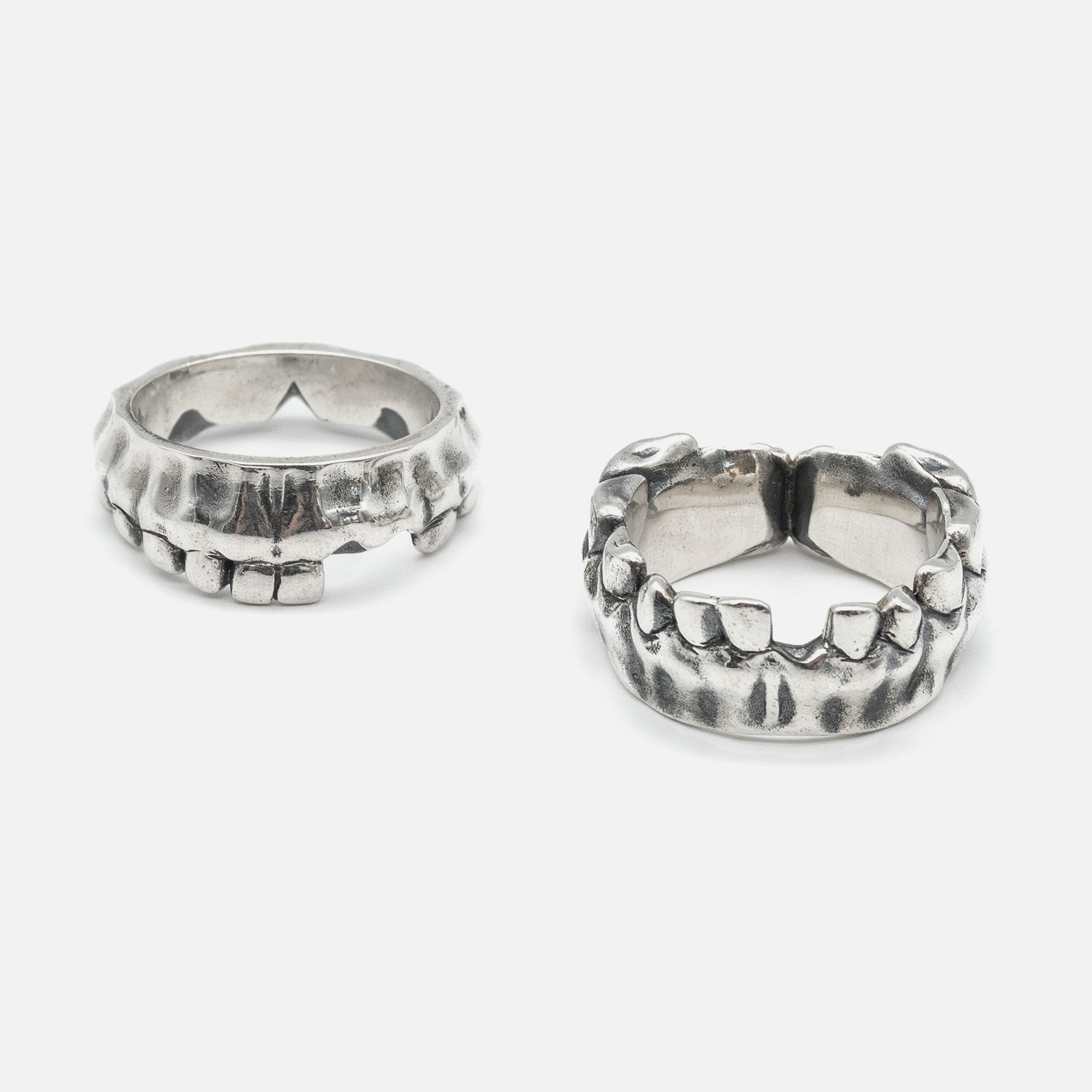BITE THE HAND - 2-PIECE RING (925 SILVER)