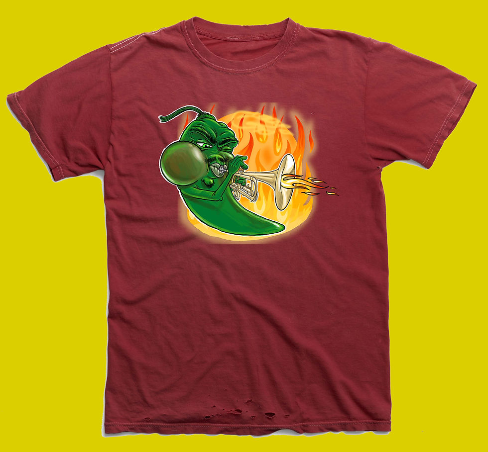 Hot Pepper Shirt - "Trumpet"
