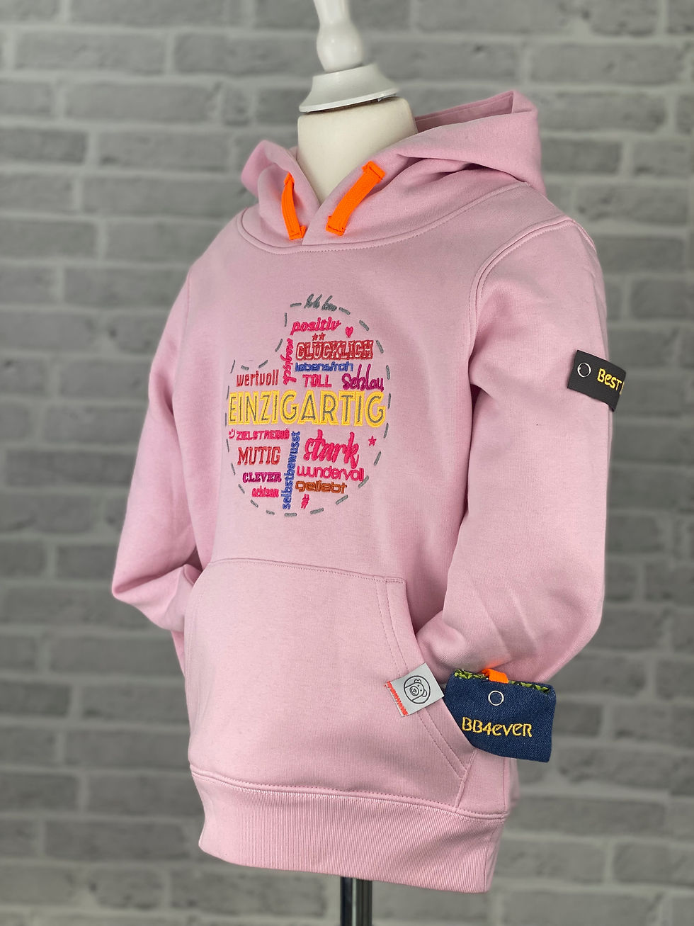 BUDDY HOODIE Cotton Pink - Einzigartig
