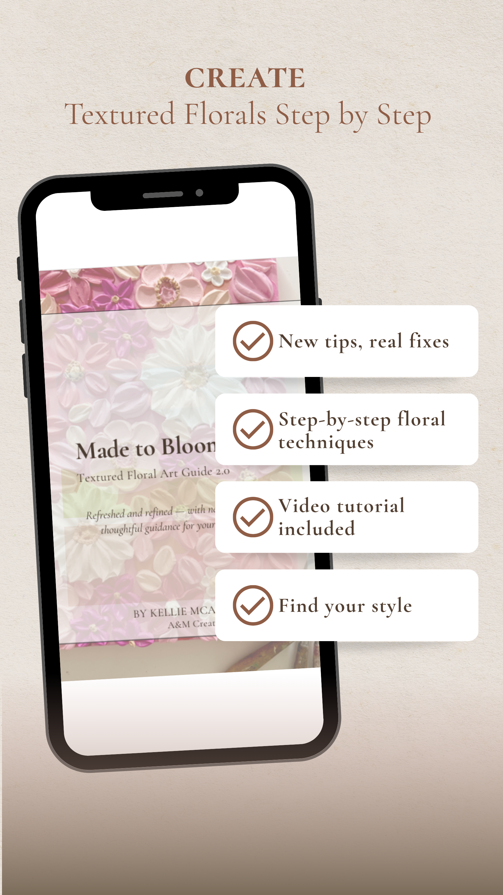 Made to Bloom: Textured Floral Art Guide 2.0