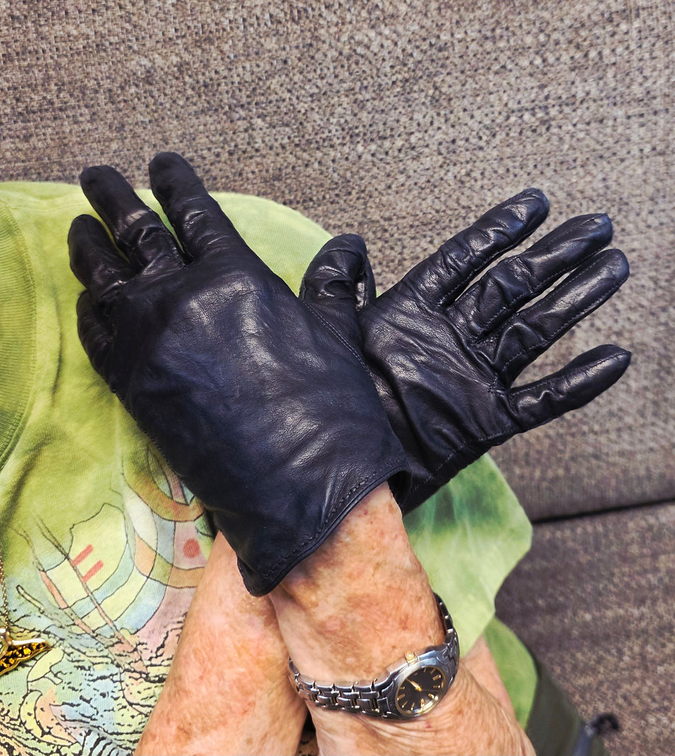 Jackie W and Her Betty White Gloves