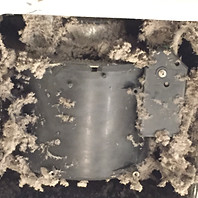 dirty bathroom exhaust fan