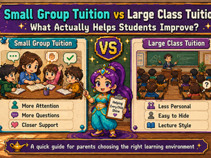 Small Group Tuition vs Large Class Tuition: What Actually Helps Students Improve