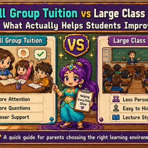 Small Group Tuition vs Large Class Tuition: What Actually Helps Students Improve