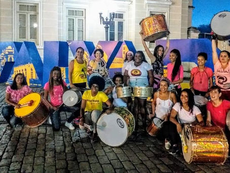 INSTITUTO A MULHERADA LANÇA OFICINAS DE PERCUSSÃO GRATUITAS NO CENTRO HISTÓRICO