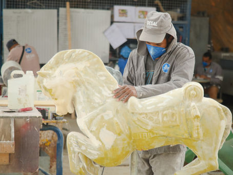 PEÇAS PRODUZIDAS PELA DESAL PROPORCIONAM BELEZA E LAZER EM ESPAÇOS PÚBLICOS DE SALVADOR