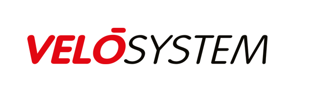 Logo Velosystem su sfondo bianco