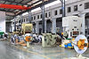 Yuanzhong factory interior with high-speed stamping presses used for precision motor core production