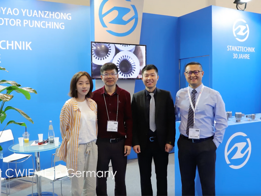 Members of Yuanzhong attending CWIEME Berlin