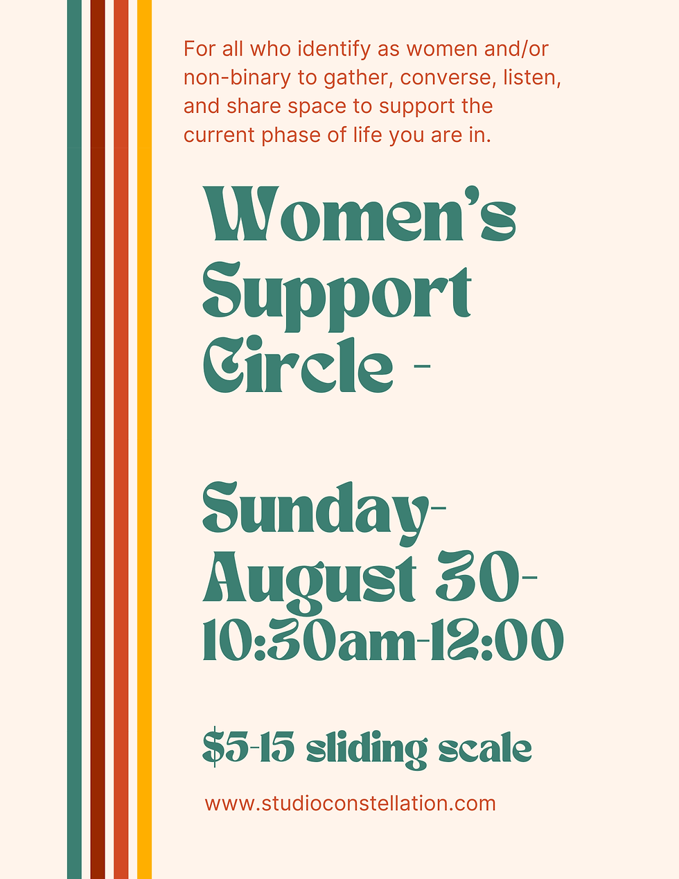 Women's Support Circle (for all who identify as she or they)