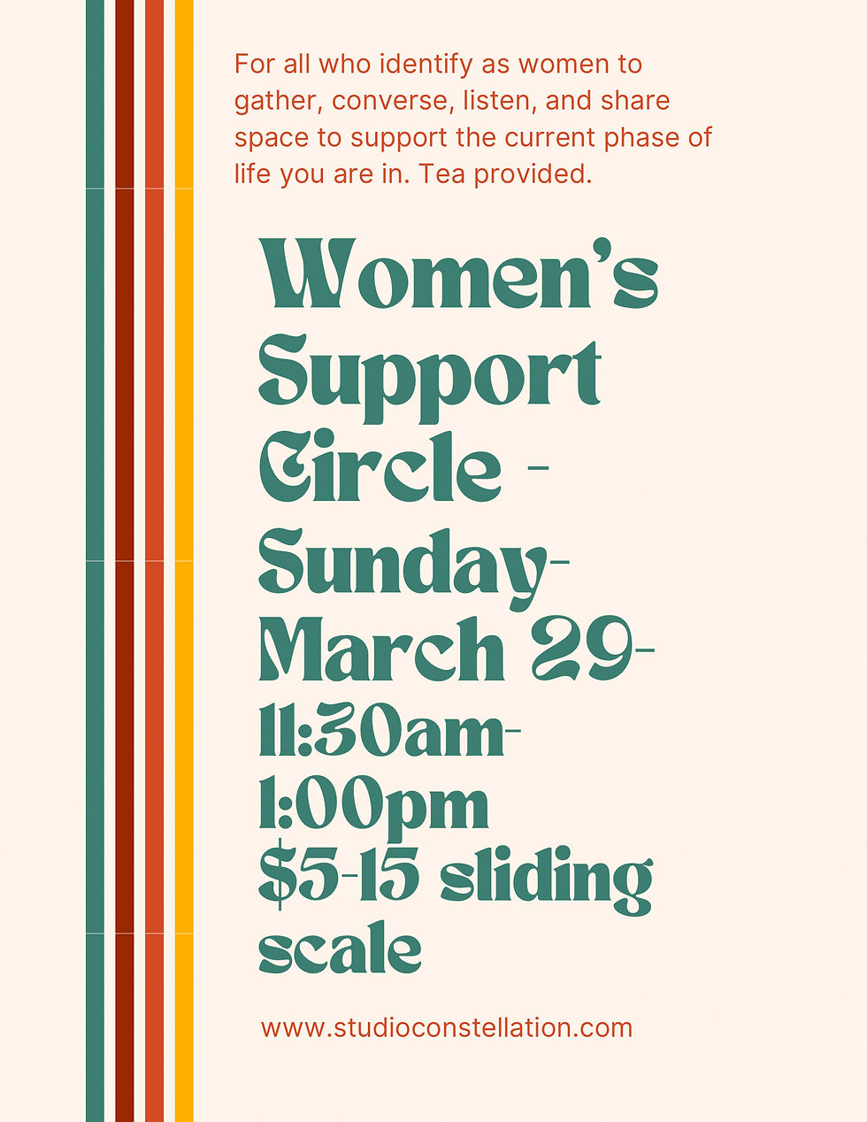 Women's Support Circle - for all who identify as a woman