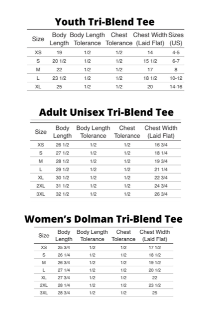 Thumbnail: CHIME Institute Blue Tri-Blend T-Shirt – Youth