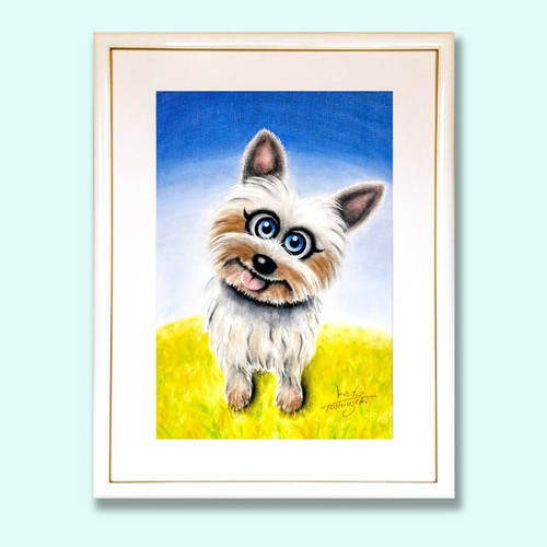 油絵 オーダー制作＊基本料金（一頭） | 動物ペット画家 加藤トシユキ