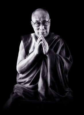 Dalai Lama portrait by Chris Levine