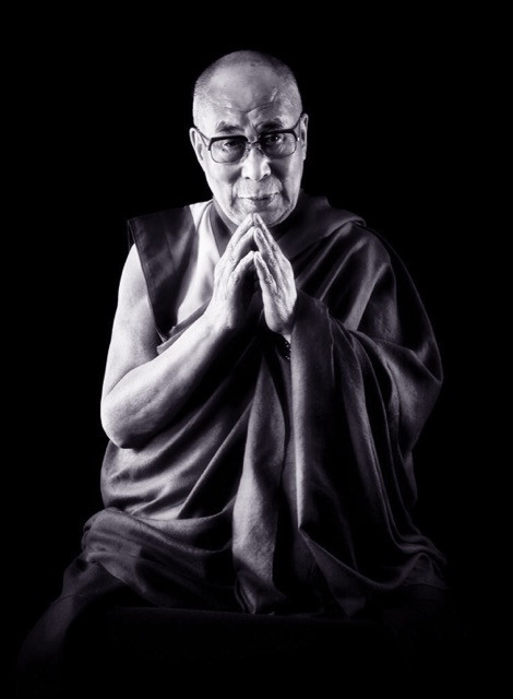 Dalai Lama portrait by Chris Levine
