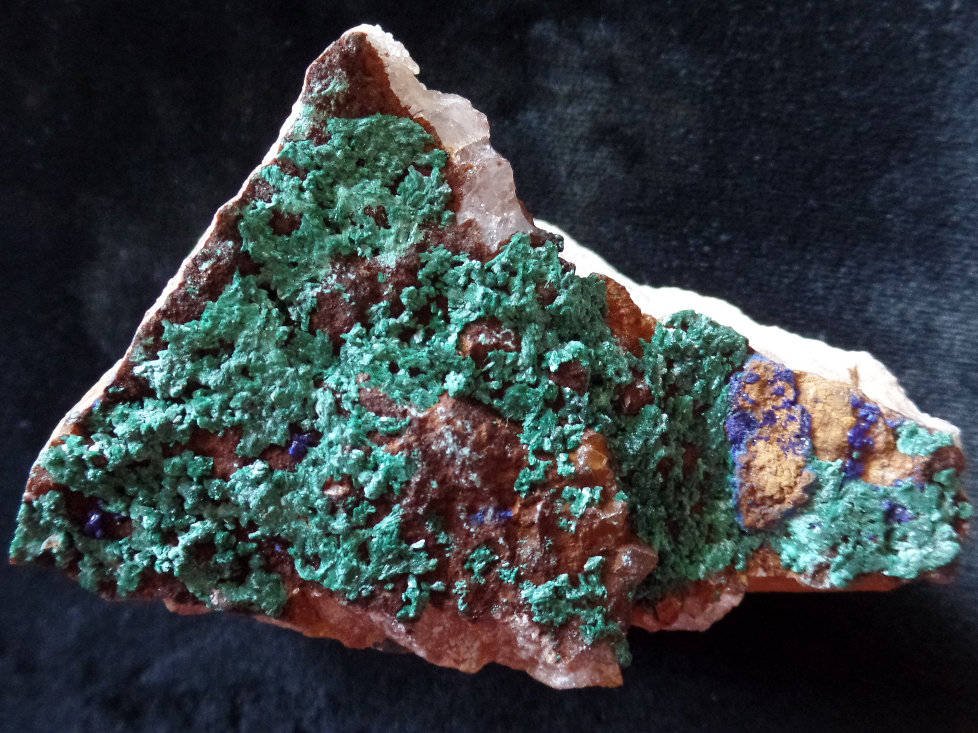 MALACHITE with AZURITE