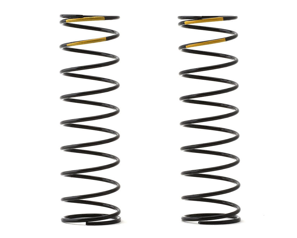 TKR6032D - Tekno RC 73mm Rear Shock Spring Set (2) (Yellow)