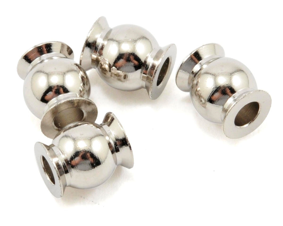 TKR5053 - Tekno RC Steel 6.8mm Outside Camber Flanged Pivot Ball Set (4)