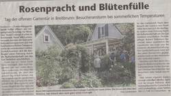 Kreisbote Starnberg Newspaper | My Cottage Garden Feature