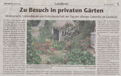Kreisbote Starnberg Newspaper | My Cottage Garden Feature