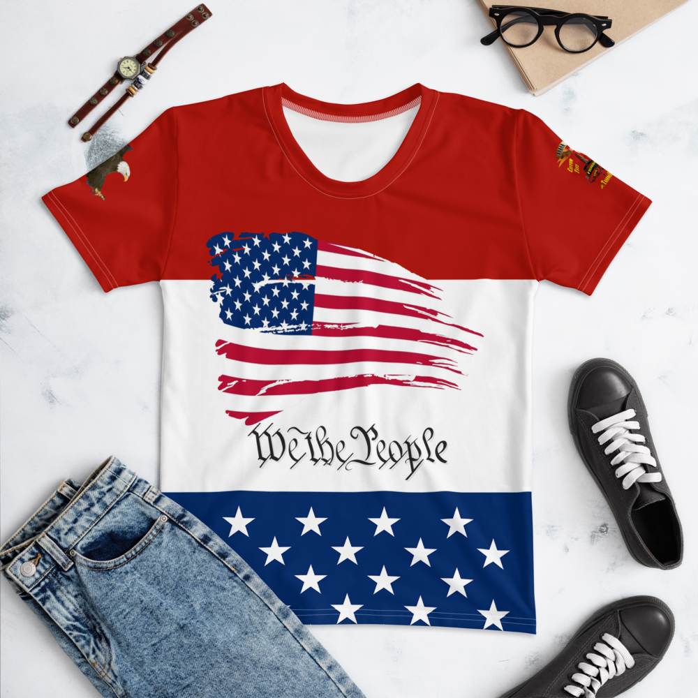 We The People Allover Custom Printed Tee