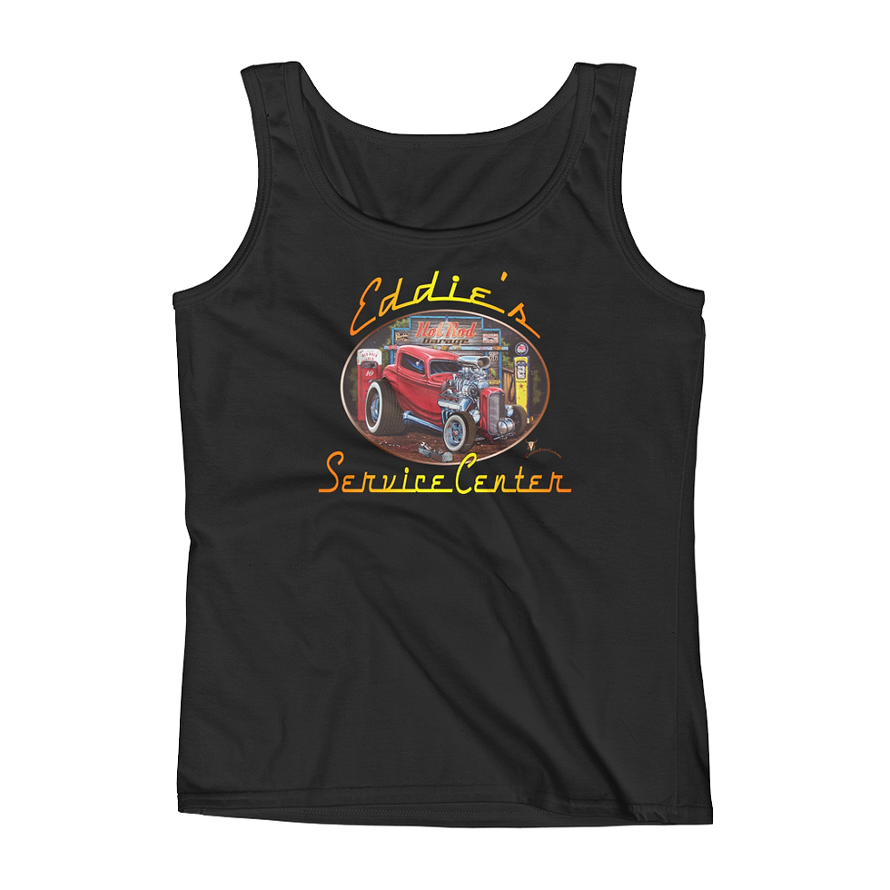 Thumbnail: Eddie's Service Center Ladies Tank Tops