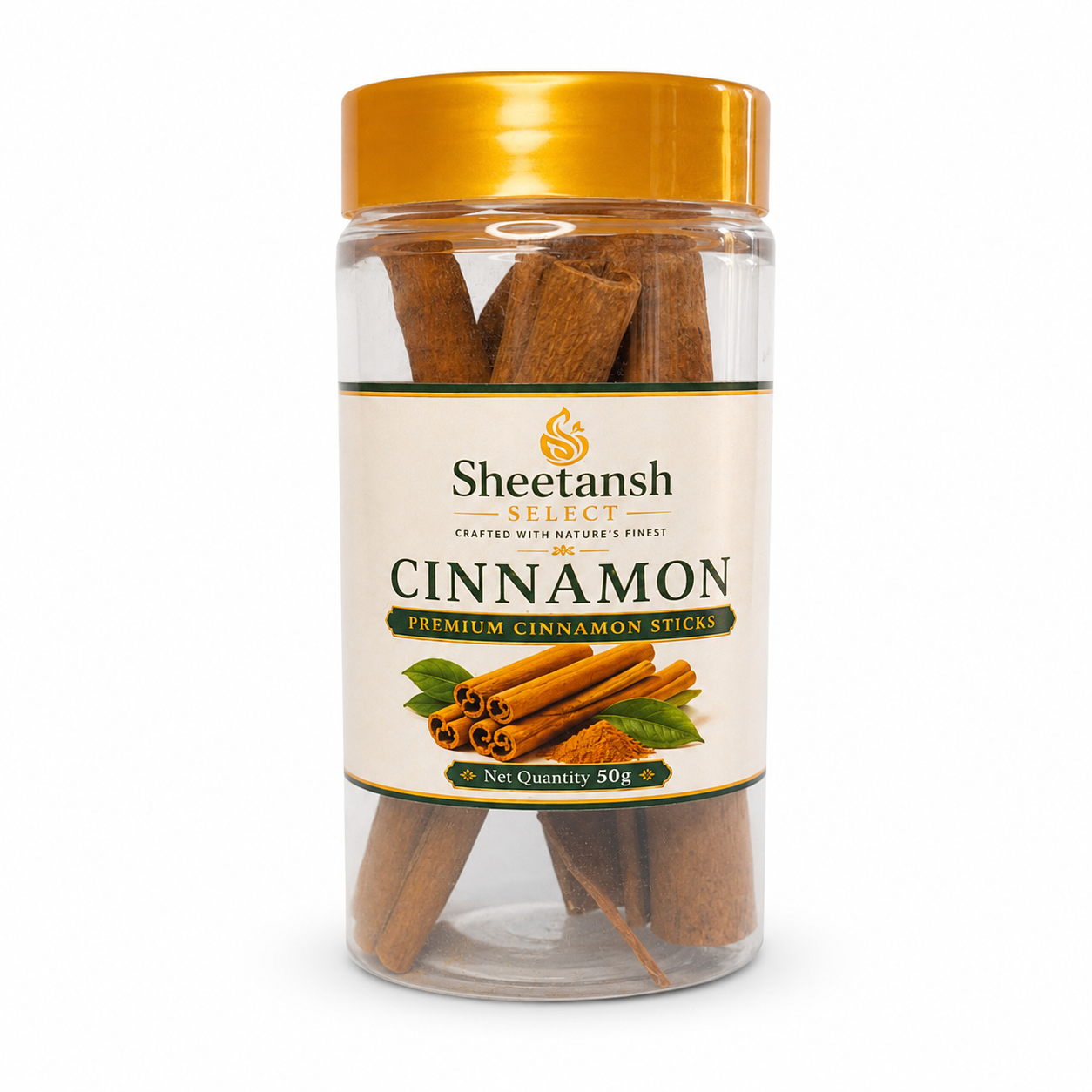 Sheetansh Select Premium Cinnamon Sticks 50g Jar